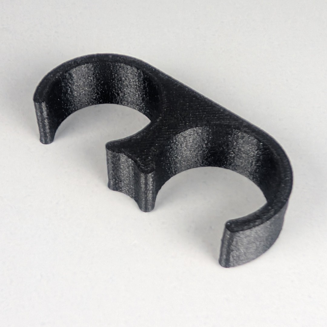 Heater Hose Dual Line Black Separator for 2 5/8" Heater Hoses