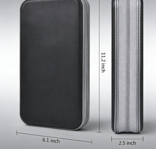 Black 96-Disc CD/DVD Storage Case