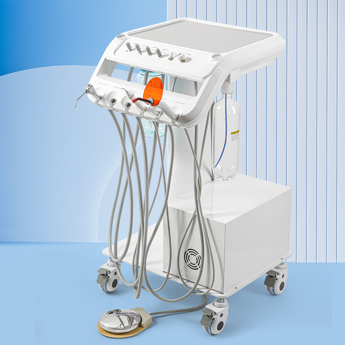 Dental Unit Chair Computer Controlled DC Motor+Stool/Delivery Unit/Handpiece Kit