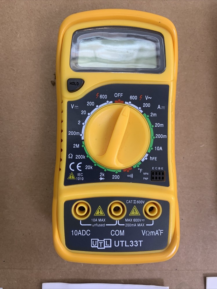 UTL Digital Meter/Thermometer Kit *With Carrying Case!