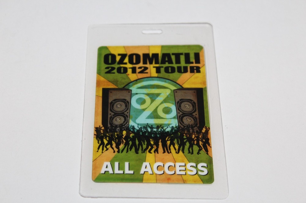 Ozomatli - Laminated Backstage Pass - Lot # 3 - FREE POSTAGE