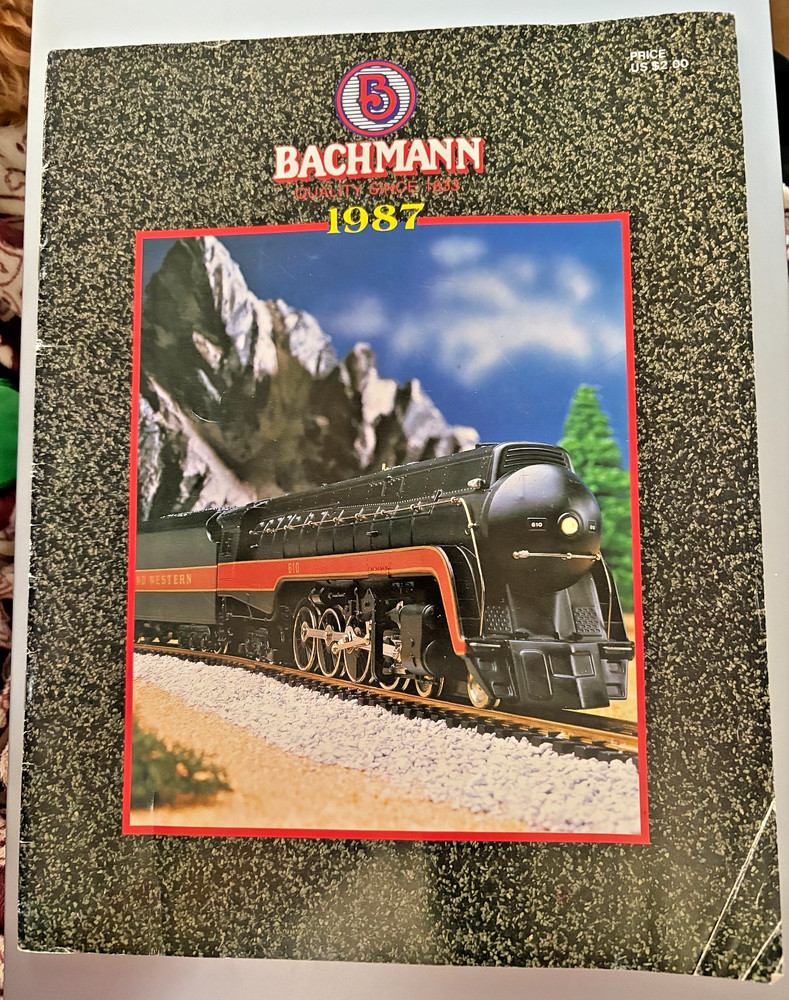 Vintage 1987 BACHMANN TRAINS and  ACCESSORIES CATALOG