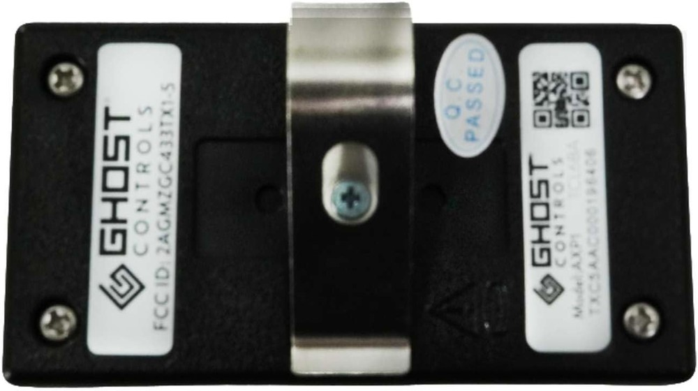 Ghost Controls Compatible 3-Button Gate Remote - Battery Status & Partymode