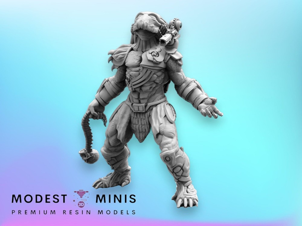 Triumph Skull Hunter - Resin Sci Fi Alien Predator Mini | Papsikels Xenowars