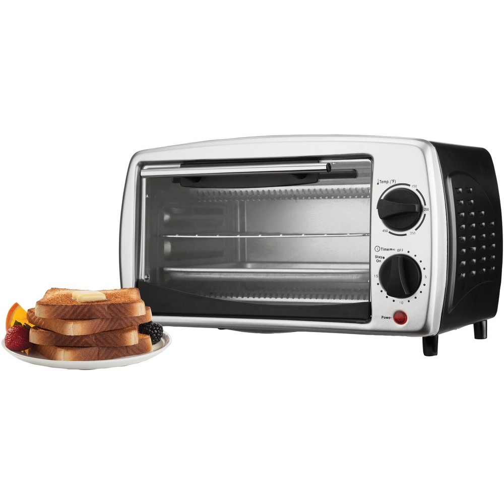 4-Slice Toaster Oven and Broiler (Black)