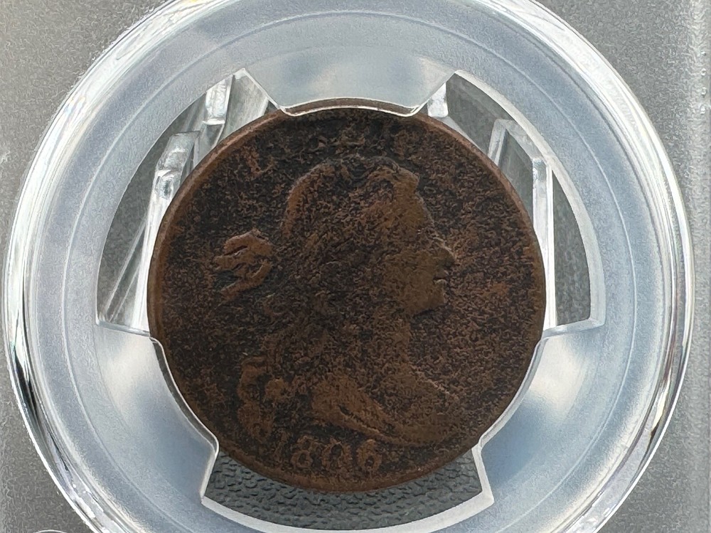 1806 1c Draped Bust Large Cent NGC Very Fine, Nice Early Large Cent