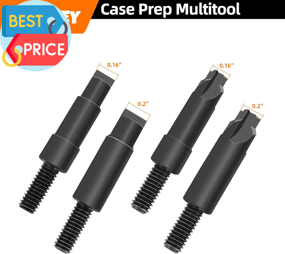 Case Prep Multitool Case Chamfer Deburring Tools for Reloading Primer Pocket