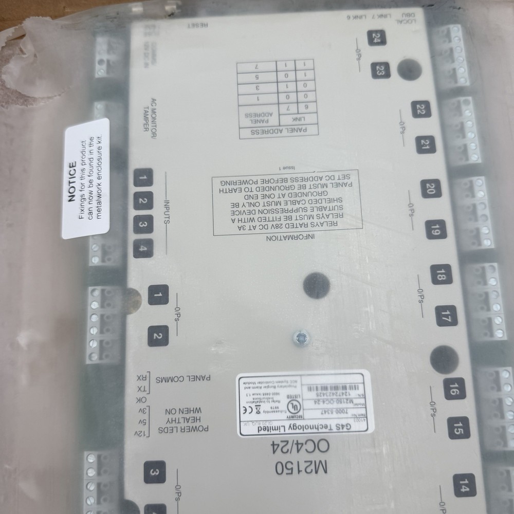 G4S M2150 OC4/24 MultiNODE Output Controller Security Alarm Board UK New