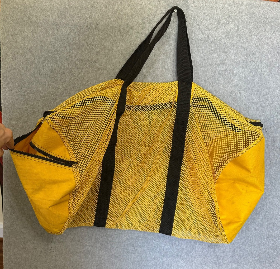 Mesh Yellow Scuba Diving / Water Sports Duffle Bag - Large