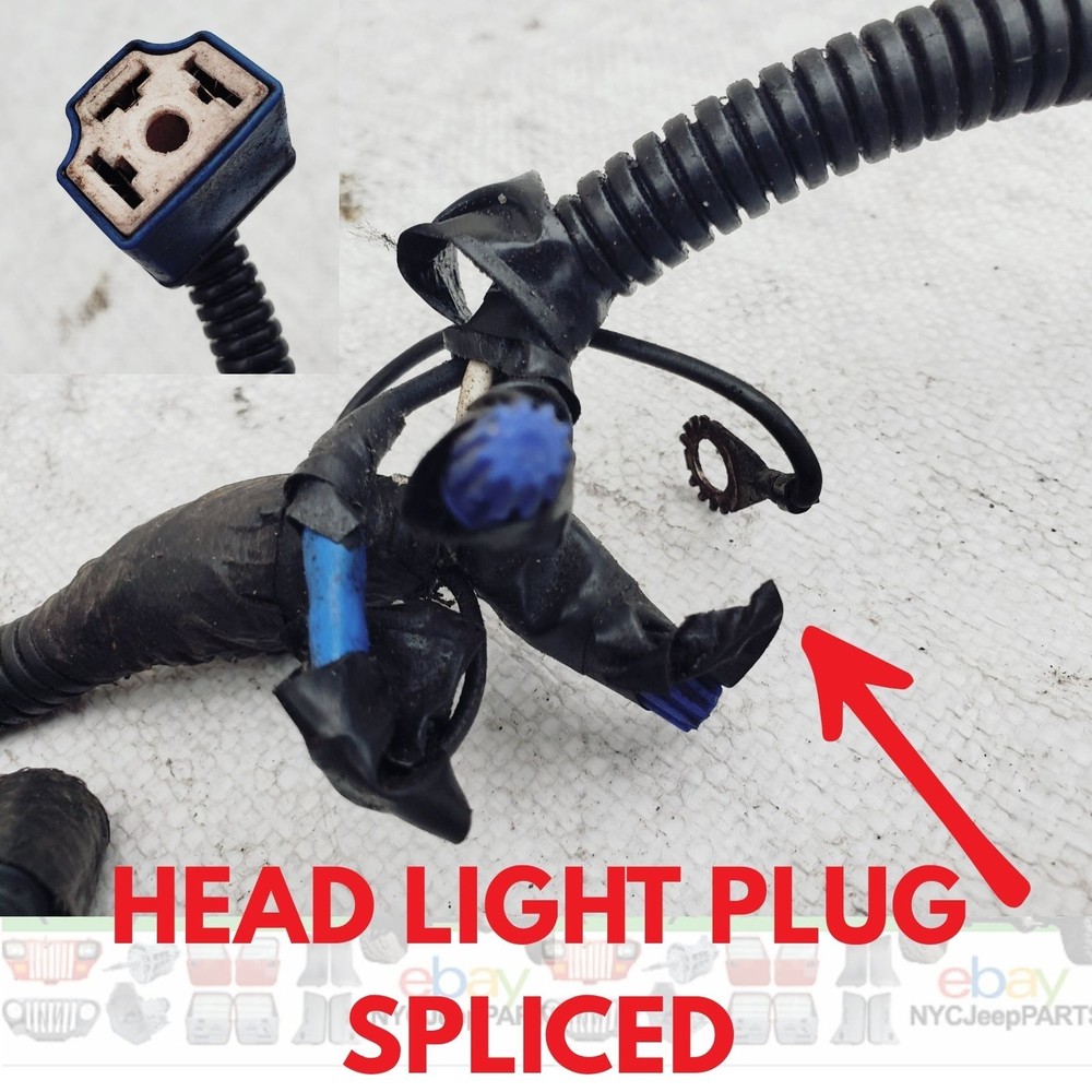 2005 Jeep TJ Wrangler ENGINE HARNESS Wiring Automatic with ABS 4.0 (Read Ad)