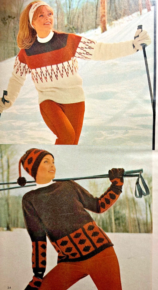 1966 FALL Winter McCalls Needlework & Crafts Knitting Patterns Sweaters Coat
