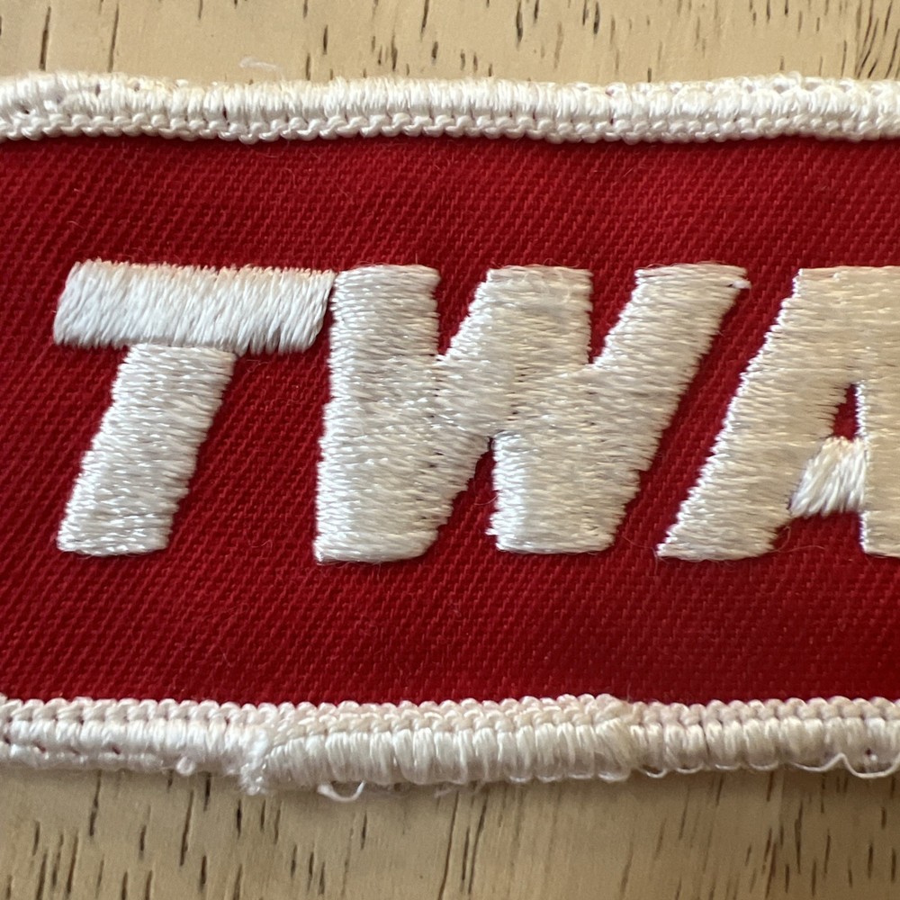 TWA Trans World Airlines Logo Cloth Patch