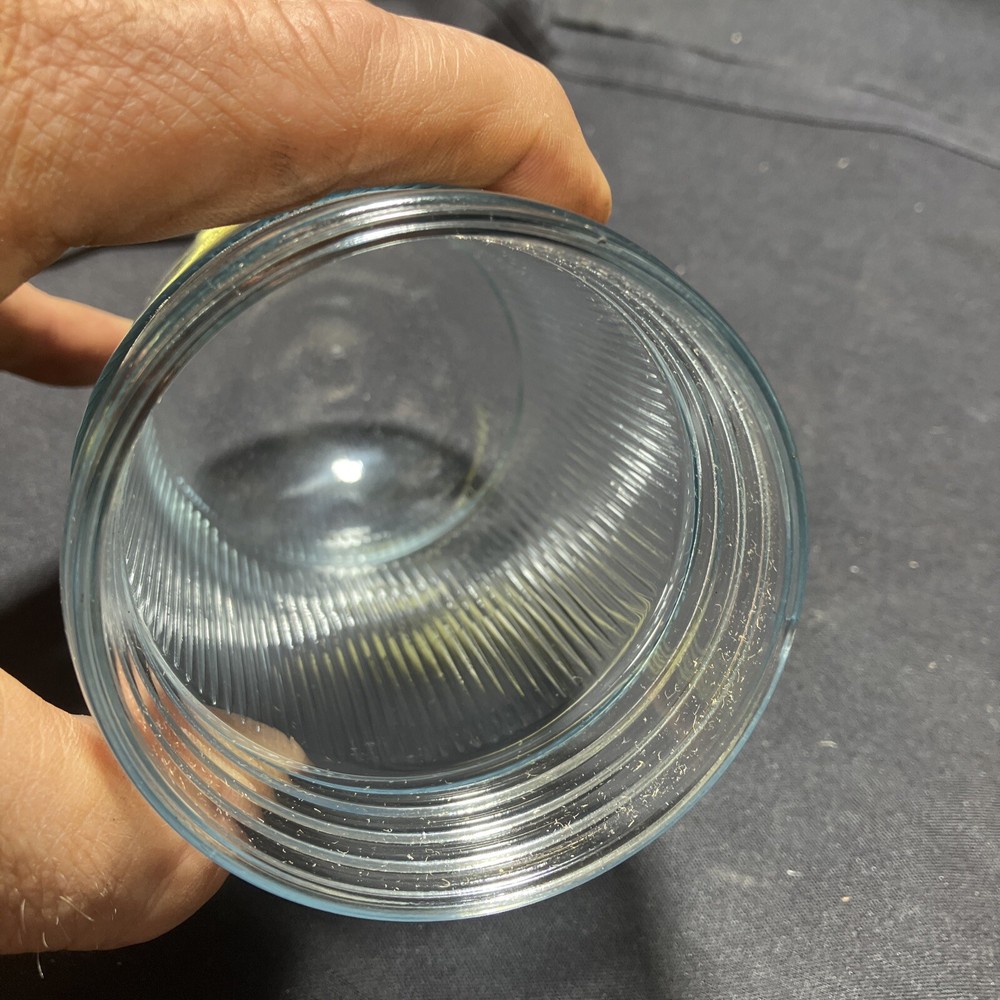 Replacement 6-1/2" x 3-1/4" diameter Threaded Clear Glass Explosion Proof Globe