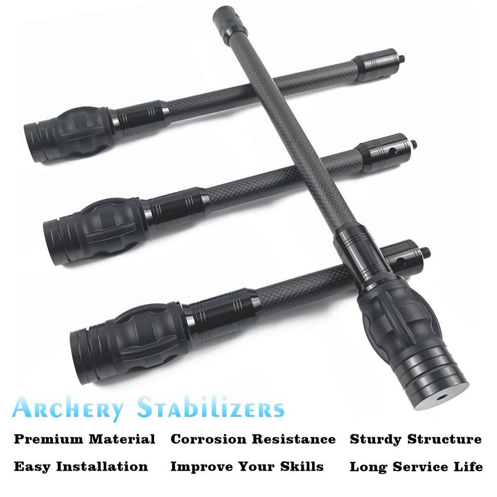 FANOWZUO Archery Compound Bow Stabilizer Quick Disconnect Mounting Adapter– A...