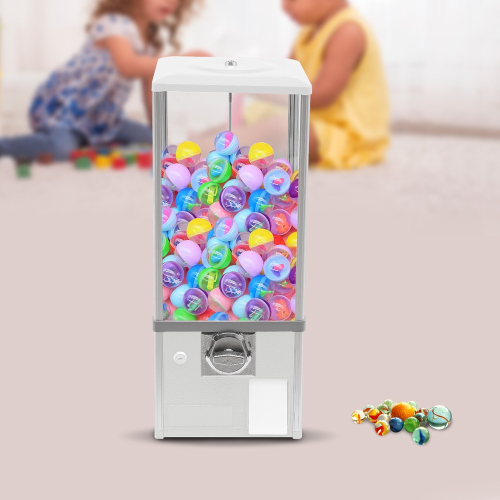 25" White Candy Vending Machine - Durable, Secure, Fun for All Ages