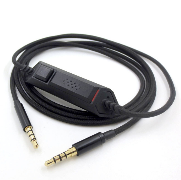 For Logitech G633G933 volume adjusting earphone cable CloudMIX Alpha audio cable