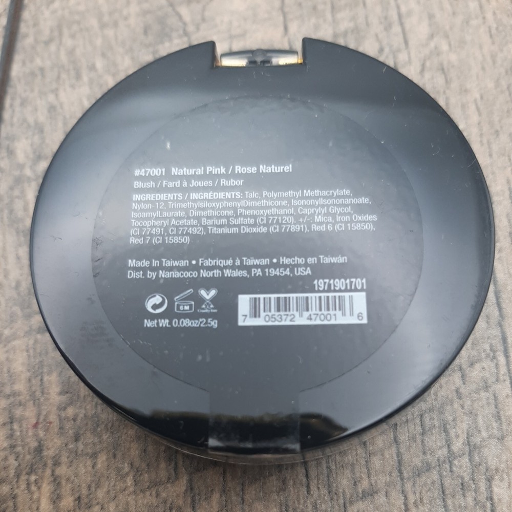 Nanacoco HD Pressed Blush NATURAL PINK Sealed