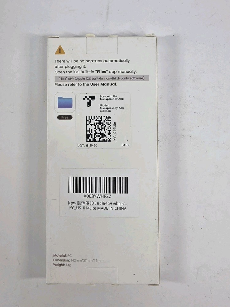 SD Card Reader for iPhone iPad & USB-C Dual Connector Support SDbMicroSD Cards