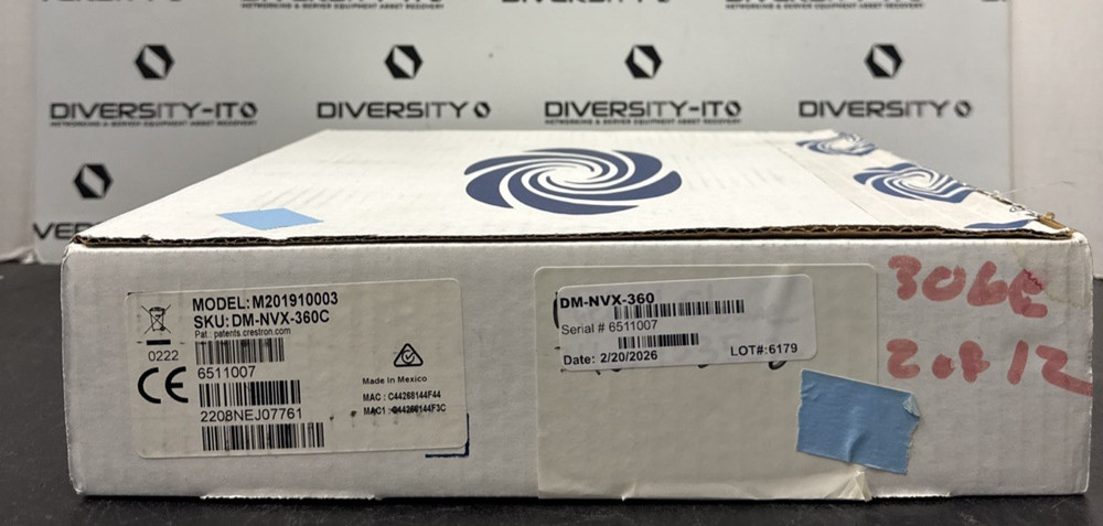 NEW Crestron DM-NVX-360C HDR Network AV Encoder/Decoder
