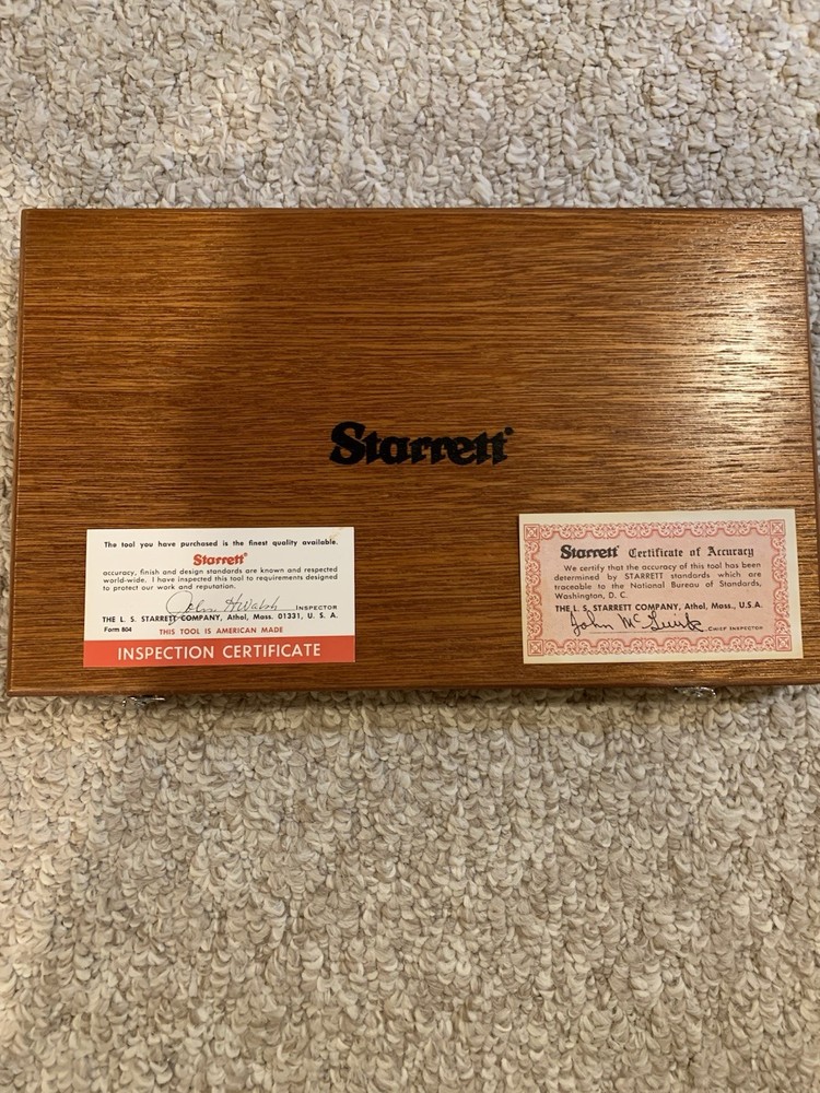 STARRETT S436ARLSZ OutsideMicrometer Set