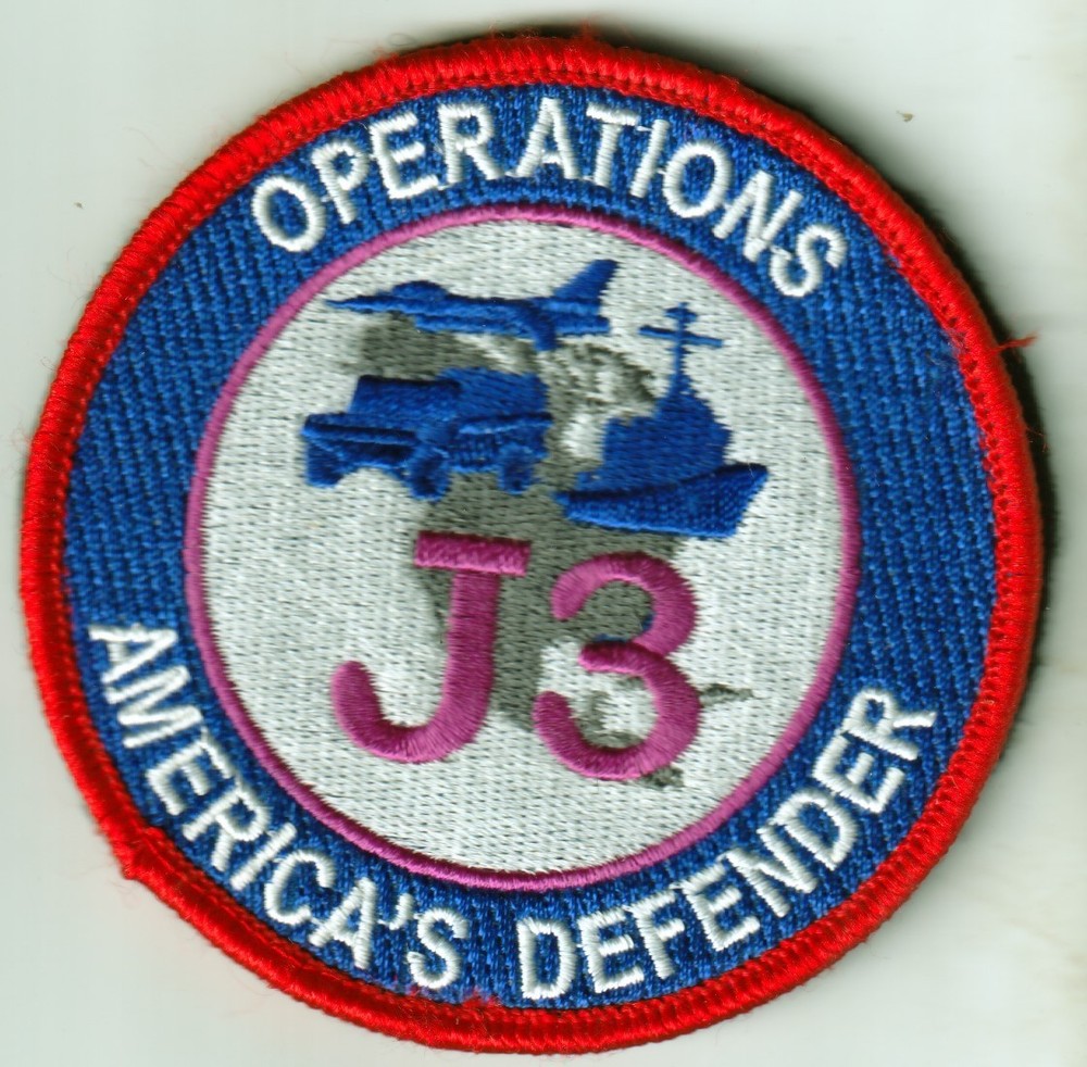 USAF AIR FORCE USNORTHCOM J3 Operations Peterson AFB Colorado patch