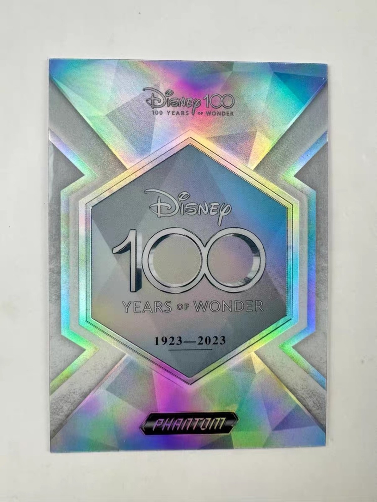 Kakawow Disney 100 Years Of Wonder Phantom Card-Promo Card Silver Holo IN STOCK