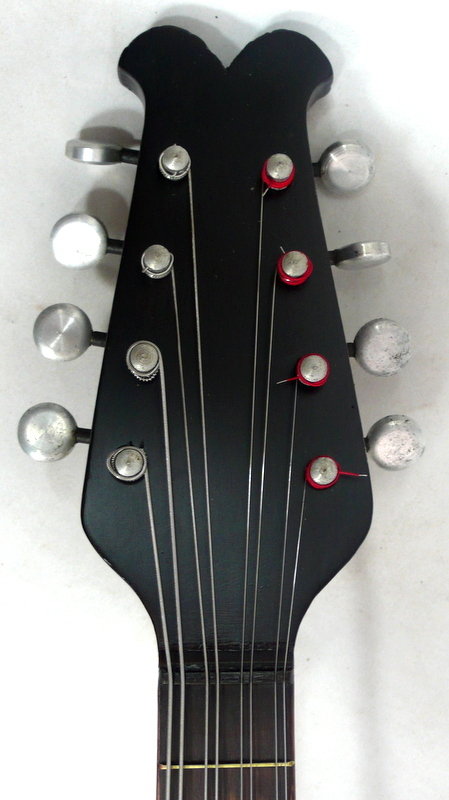 Japan Mascot No.5 bowlback Mandolin, Solid spruce & Maple, OJMN115