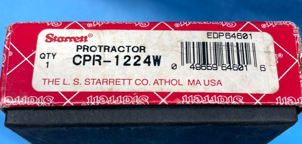 STARRETT PROTRACTOR HEAD CPR-1224W