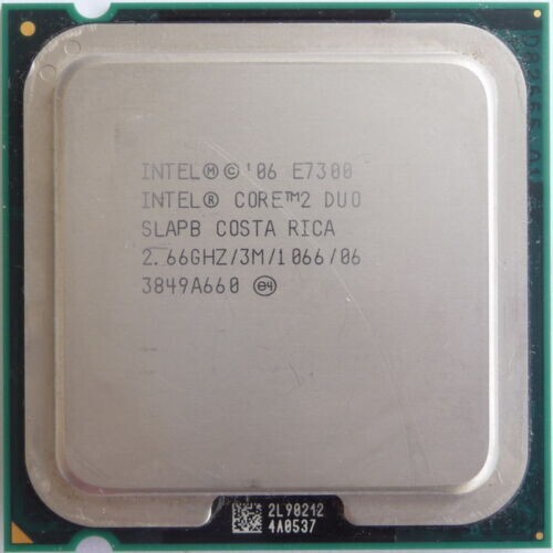 Used Intel E7300 2.66GHz Dual-Core LGA775 CPU 3MB Cache SLAPB Tested