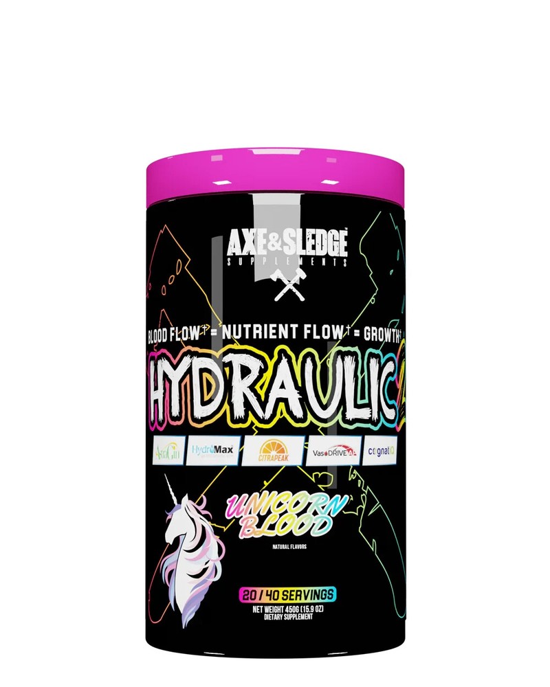 Axe & Sledge Hydraulic V2 Non-Stim Pump Pre-Workout 40 Servings NEW FORMULA