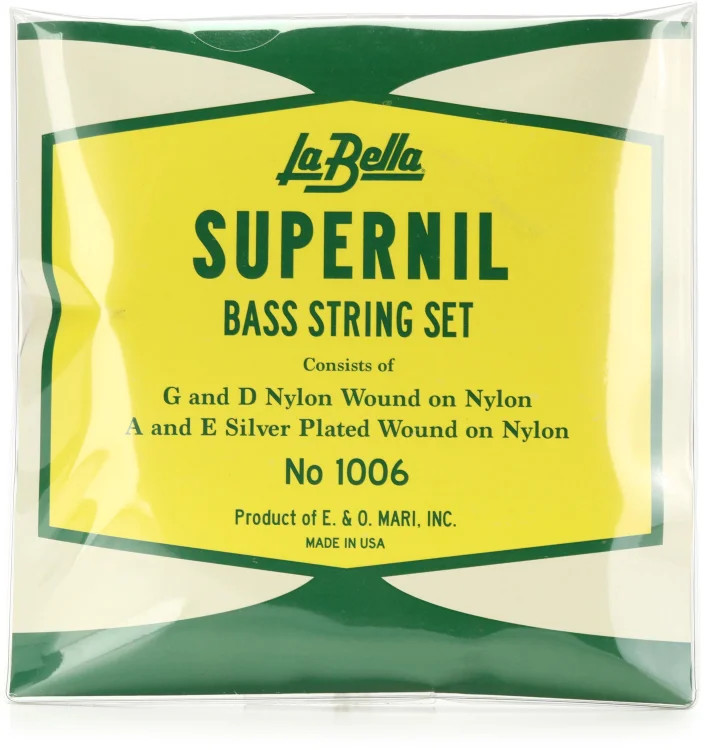 La Bella 1006 Supernil Double Bass String Set