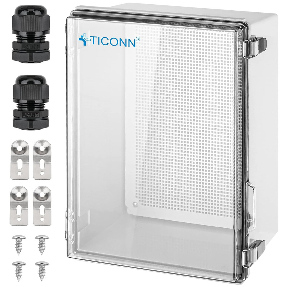 Outdoor Electrical Box Waterproof, Junction Box IP67 ABS Plastic Enclosure with