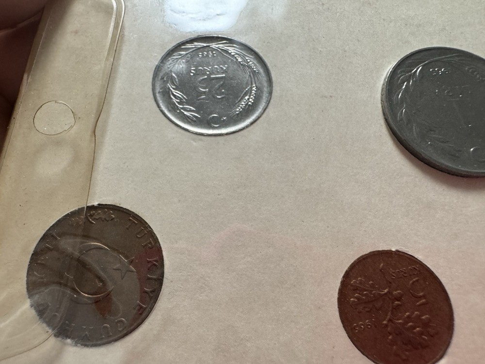 TURKEY 6 Coins 1965 UNC Set