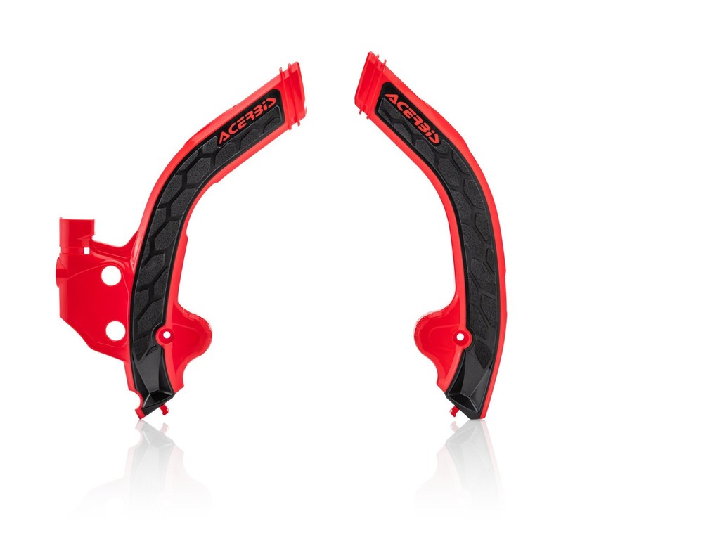 Acerbis X-Grip Red/Black Frame Protectors (2985451018)