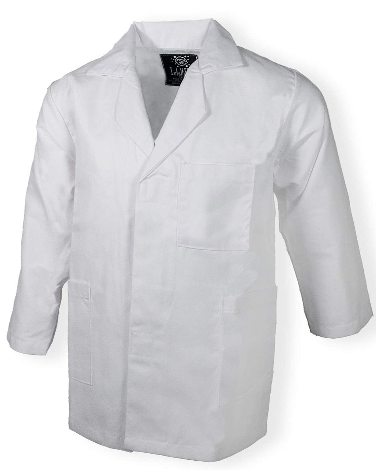 IntelliFun Kids Lab Coat Science Doctor Lab Dress-Up Fun Ages 2-10 (Large 6-7Y)