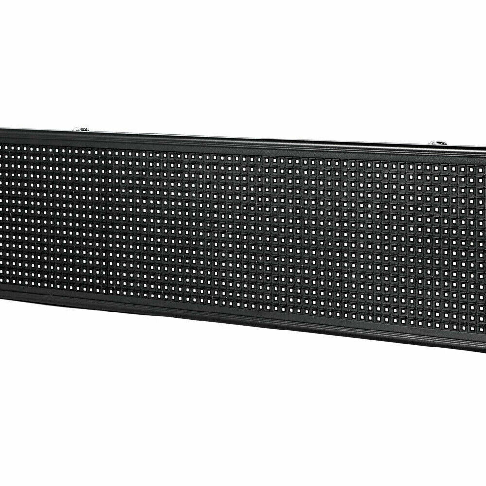 40"X8" LED Sign Scrolling Message Display Board RGB 7-Color Programmable Board