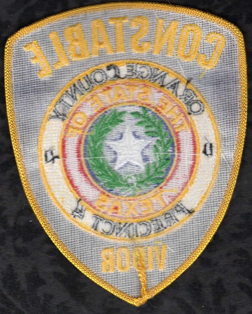 👀🤔👍 Orange County Texas Constable Precinct 4 Patch VIDOR