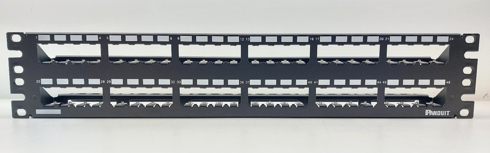Panduit CP48WSBLY Mini-Com 48-Port Modular Patch Panel 074983036448