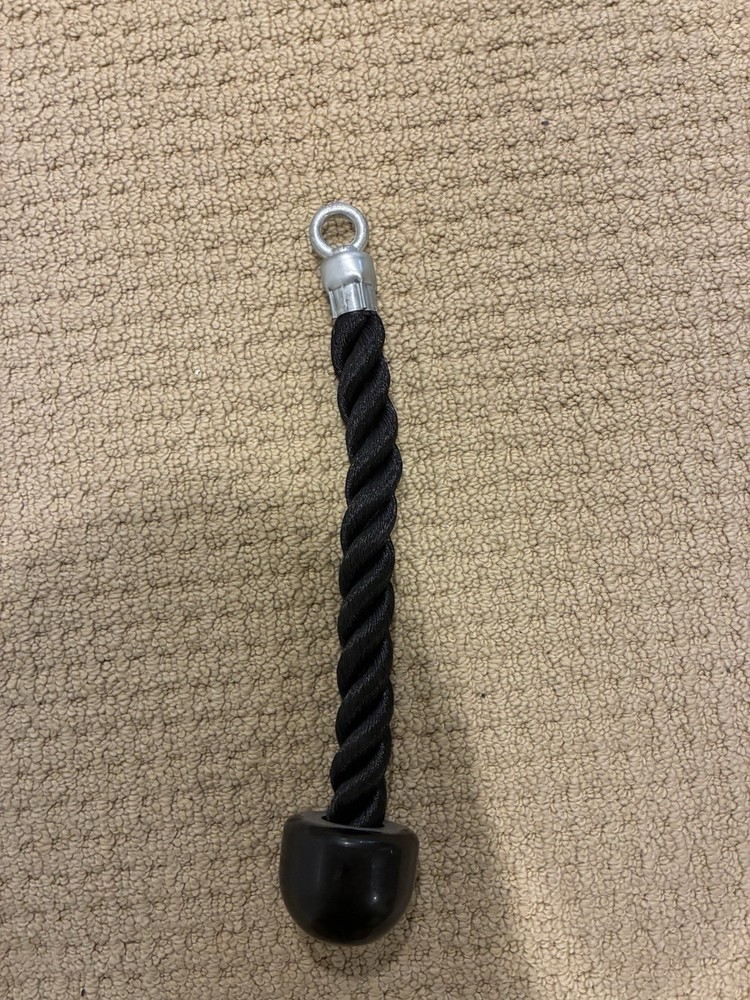 Single Grip Triceps Rope Pulldown Cable Attachment 14 Inch