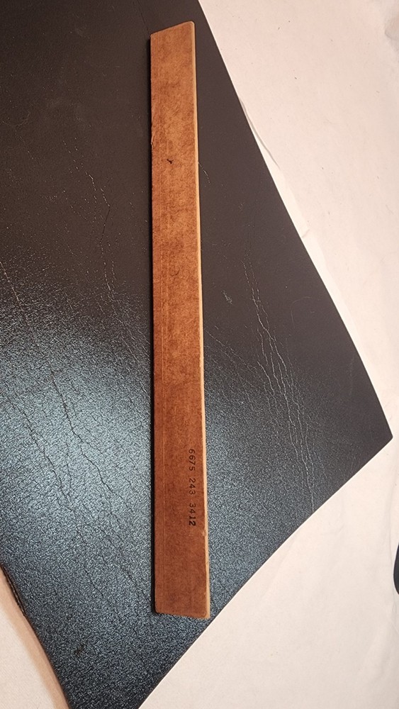 Vintage Sterling Mfg Co 503M 12" Triangular Drafting Ruler & Case