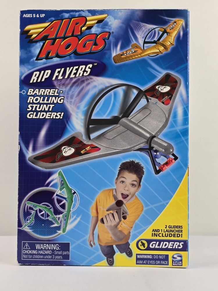 AIR HOGS RIP FLYERS (BARREL ROLLING STUNT GLIDERS!)