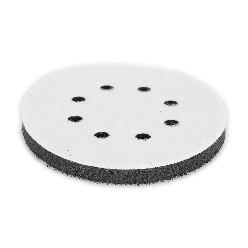 125Mm Sponge Interface Pad 2PCS 8-Hole Hook&Loop Inch Pads Soft Useful