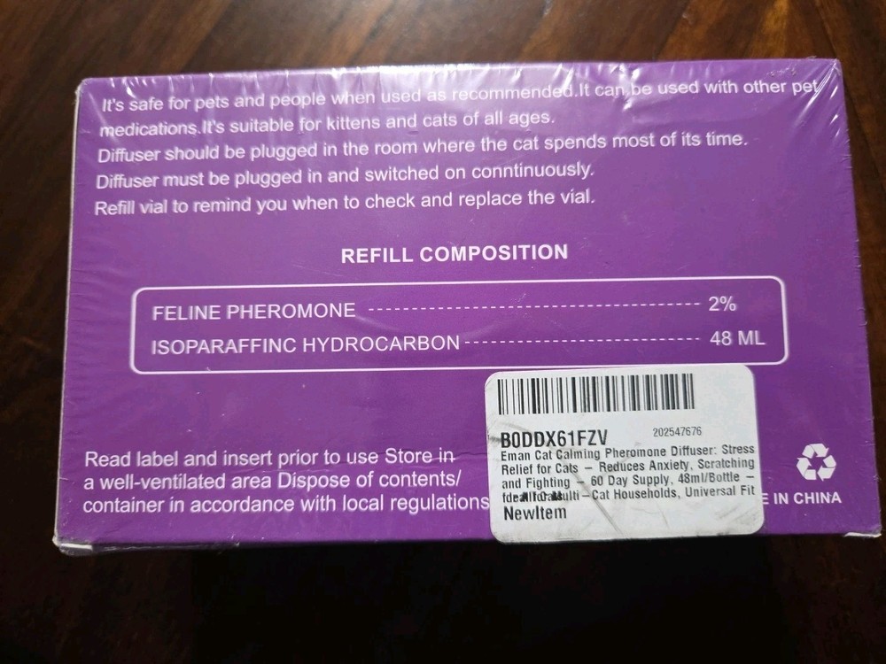 Cat Calming Pheromone Diffuser Kit