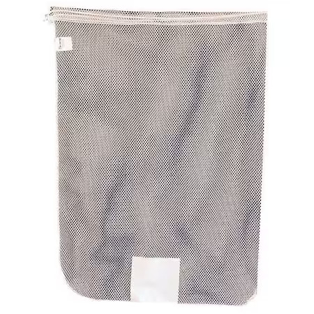 Drawstring, Light Weight Mesh Polyester, Laundry Bag, White, Np245465