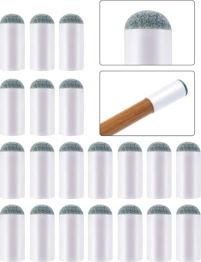 40 Assorted Slip on Pool Cue Tips Billiard Cue Tips Slip-On Cue Tip Replacement