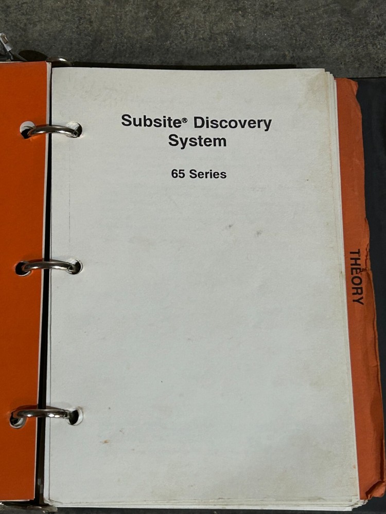 SUBSITE Ditch Witch SYSTEM Series 65T Pipe Cable Subsurface Locator Receiver
