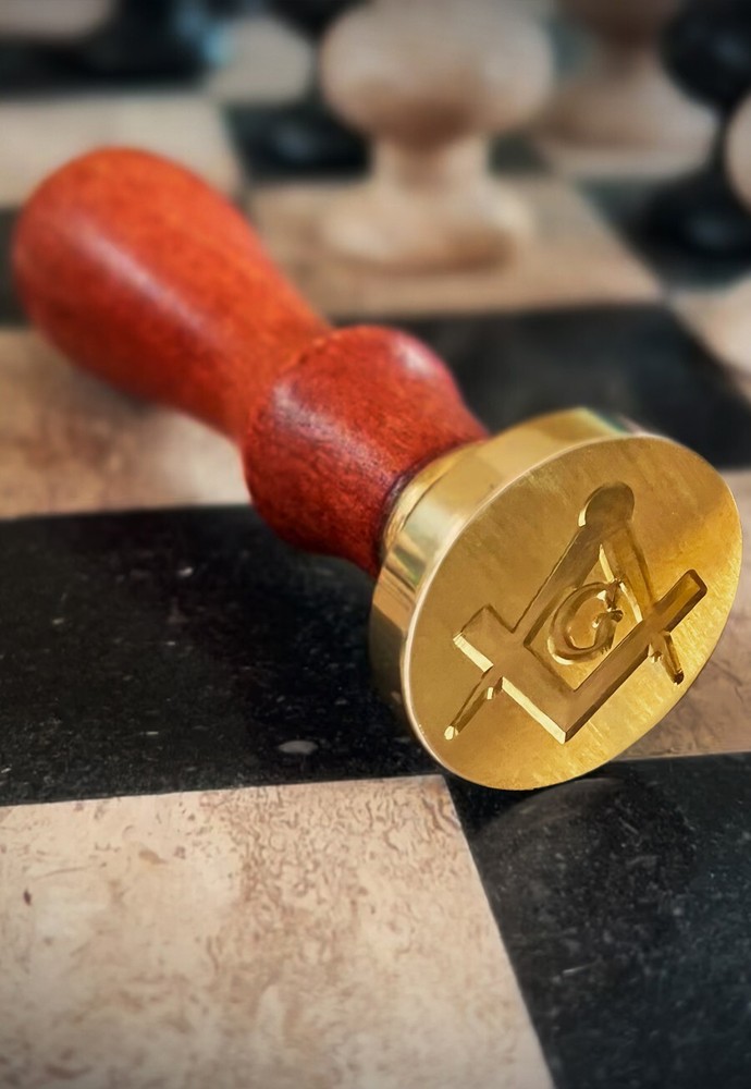 Square & Compasses Masonic Wax Seal