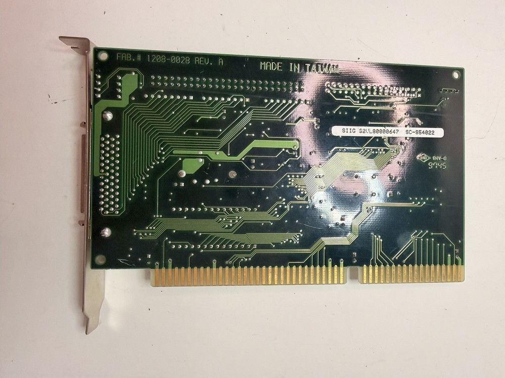 Vintage SIIG Fast SCSI BusMaster 540/542 PCI Controller Card – Untested (v22)