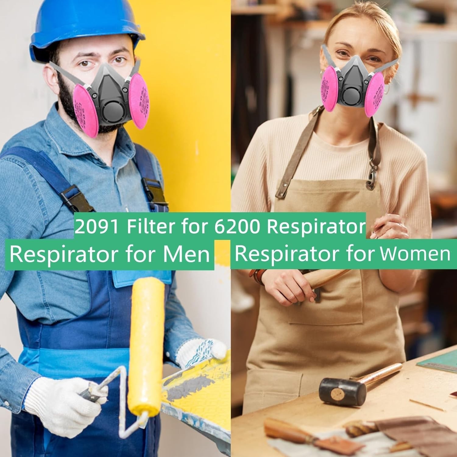 20PCS 2091 P100 Replacement Particulate Filter Respirator for6000 6200 6800 7000