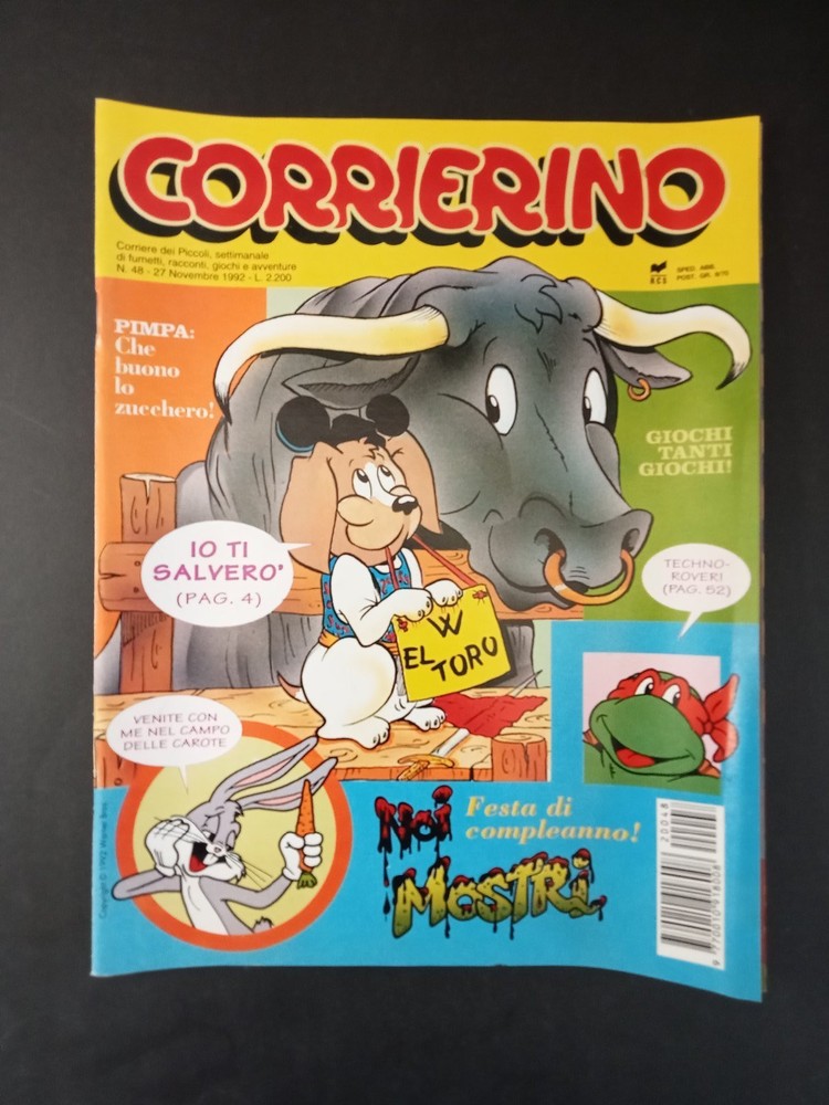 comic CORRIERINO year 1992 (01) number 48